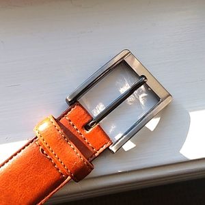 Leather belt